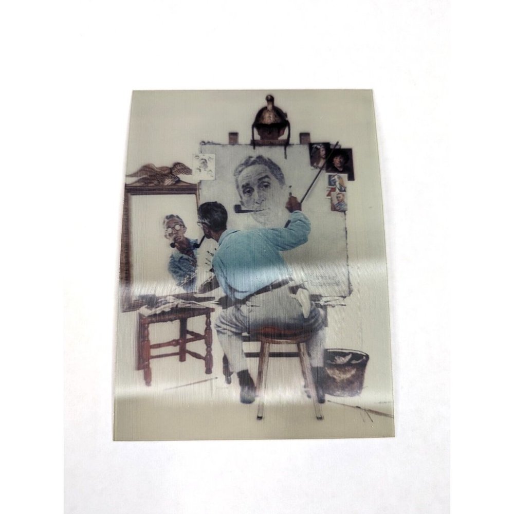 Mirror Self-Portrait by Normam Rockwell 3d‎ Photo Photograph Artwork 3-d